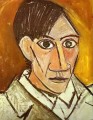 Autorretrato 1907 cubista Pablo Picasso